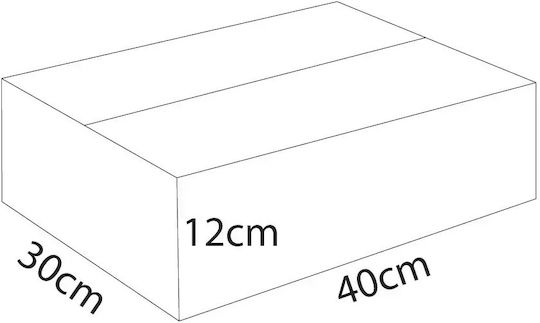 Triple Wall Packaging Box W40xD30xH12cm