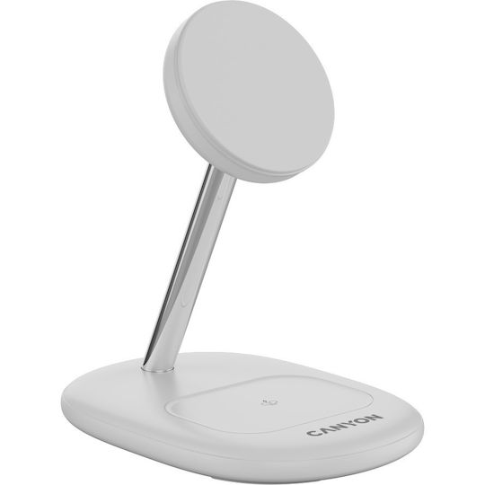 Canyon Încărcător Wireless (Qi Pad) 15W Albς (CNS-WCS205W)