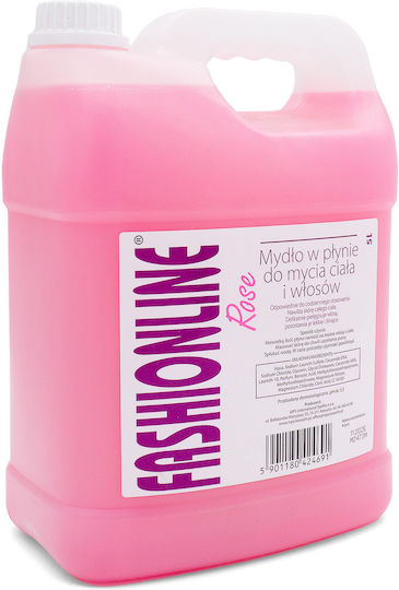 Fashionline Fashionline Liquid Soap Hair Body Floral Commercial Hand Cleaner 5lt