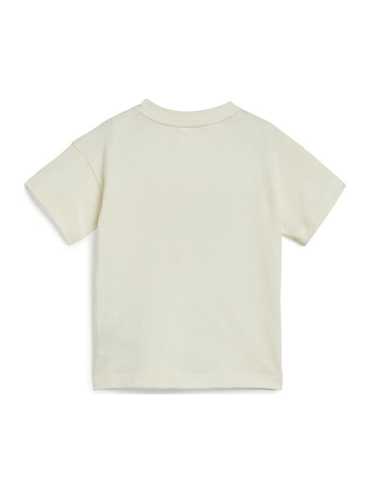 Παιδικό Σετ με Σορτς Καλοκαιρινό 2τμχ Ivory Essentials Allover Print