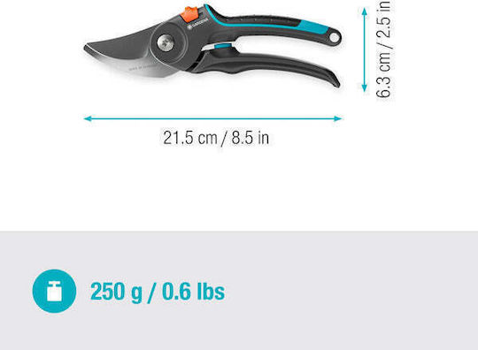 Gardena PremiumCut Pro Ψαλίδι Κλαδέματος με Μέγιστη Διάμετρο Κοπής 24mm
