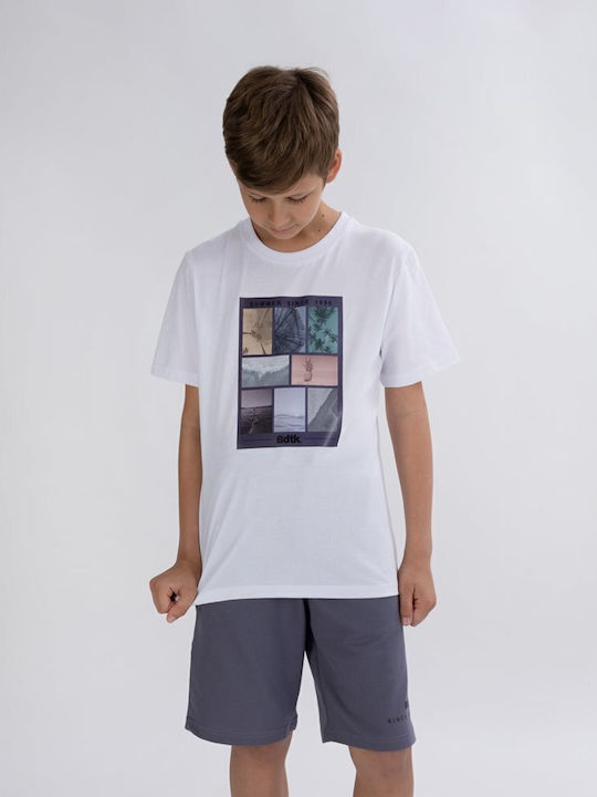 Kinder-Set mit Shorts Sommer 2Stück Weiß