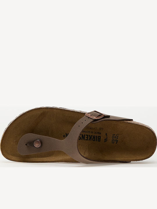 Gizeh Birko-Flor Nubuck Women's Anatomic Sandals Mocha Narrow Fit