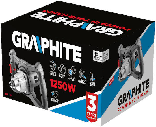 Graphite 58G783 Ηλεκτρικός Αναδευτήρας 1250W με Εξάρτημα Ανάδευσης