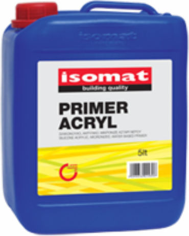 Isomat Primer Acryl Primer Silicone Acrylic Micronized Water Primer Slightly Yellow Suitable for Construction Materials 5lt