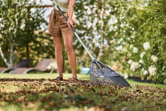 Cellfast Rake Gartenrechen Rasenharke mit Stiel