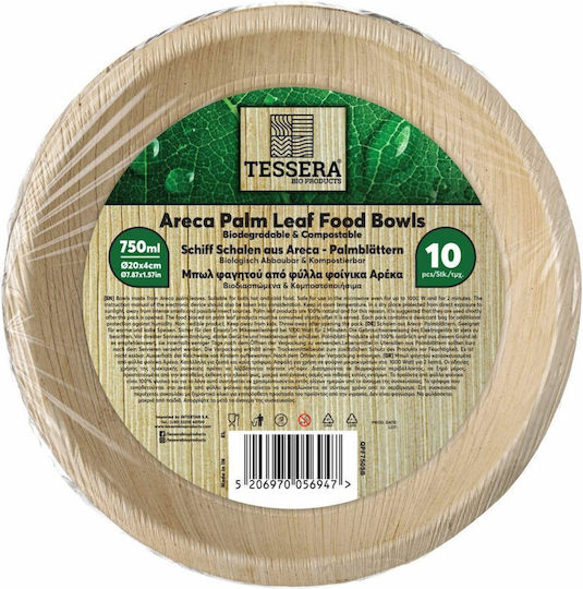 Intertan Palm Leaf Bowl 750ml 20pcs