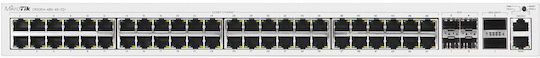 MikroTik CRS354-48G-4S+2Q+RM Managed L2 Switch with 48 Gigabit (1Gbps) Ethernet Ports and 6 SFP Ports