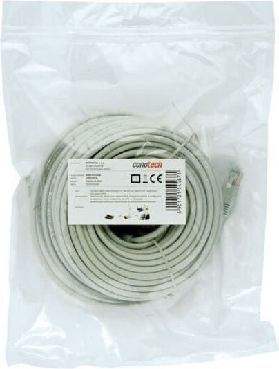 Conotech U/UTP Cat.5e (Gigabit) Καλώδιο Δικτύου Ethernet 50m Γκρι