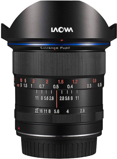 Laowa Full Frame Φωτογραφικός Φακός Venus Optics D-Dreamer 12mm f/2,8 Zero-D Σταθερός για Leica L Mount Μαύρος