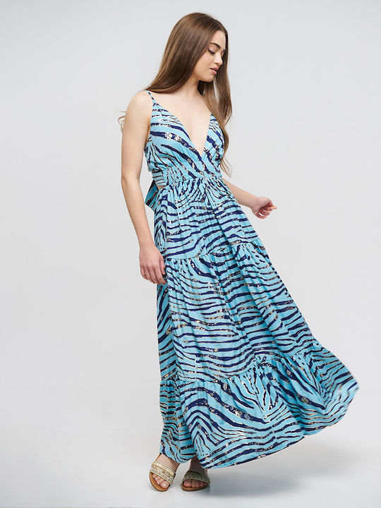 Summer Maxi Dress Blue