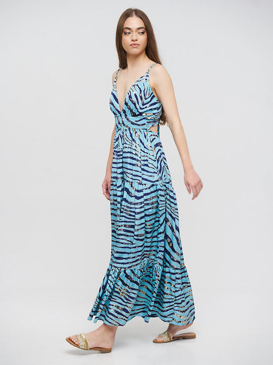 Summer Maxi Dress Blue