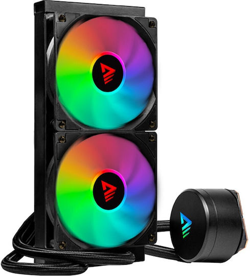 Savio VeloX 240MM Υδρόψυξη AIO CPU με 2 Ανεμιστήρες 120mm και ARGB Φωτισμό