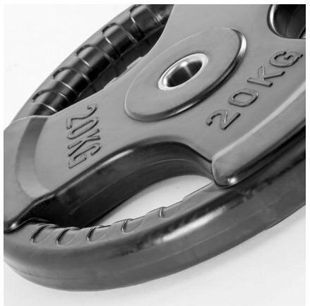 Optimum Set of Plates Rubber 1 x 2.5kg Ø28mm with Handles