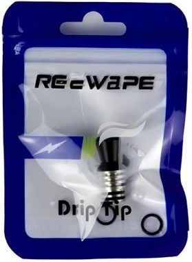 Reewape Drip Tip 510 Straight Concave Rs338 Black