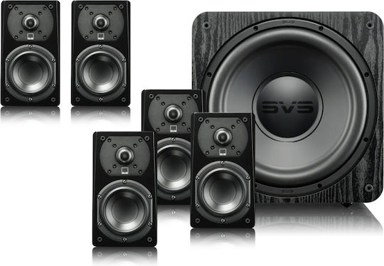 SVS Σετ Ηχείων Home Cinema 5.1 Prime Satellite 720W Black Ash