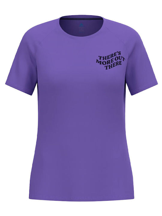 Essentials Print Tmot Γυναικείο T-shirt Fast Drying Μωβ