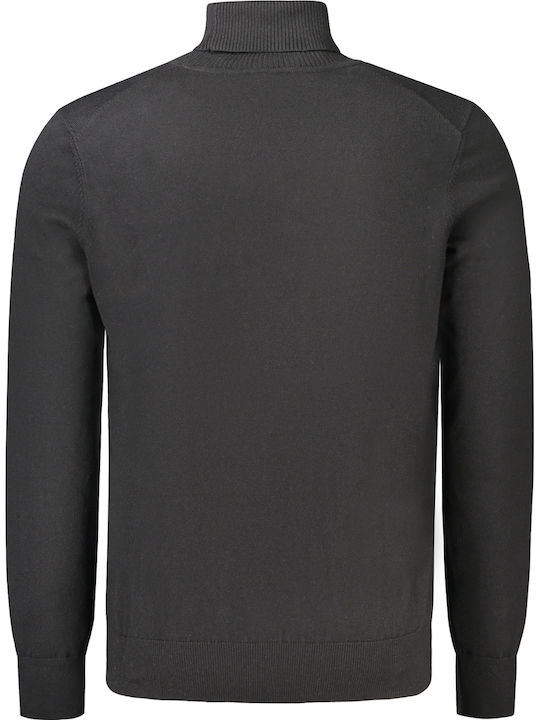 Regular-fit Pulover cu mânecă lungă Negru