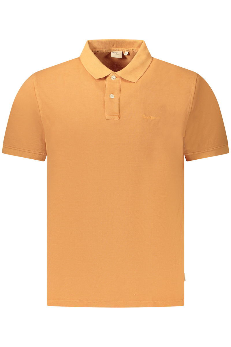 Pepe Jeans New Oliver Polo Bluză cu mânecă scurtă Portocalie