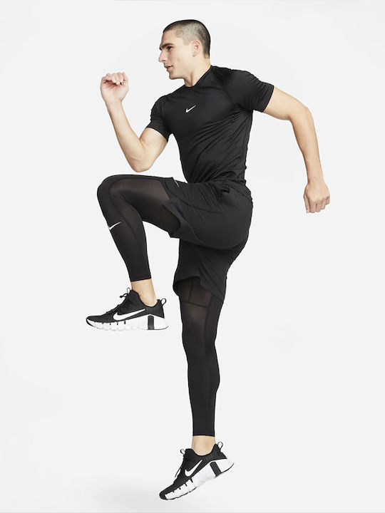 Pro Dri-Fit Sportliches T-Shirt Schwarz