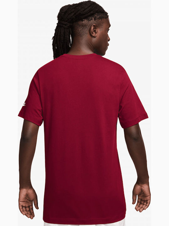 T-shirt Μπορντό