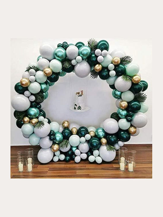 Set De Cadre Arc Metal Tip Cerc Circulare 1.8 M Picioare Balon Banda Accesorii Reutilizabile Nunta Aniversare Fundaluri Foto Accesorii Pentru Petreceri Decorațiuni