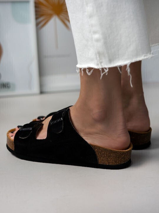 Leather Women's Anatomic Sandals Black