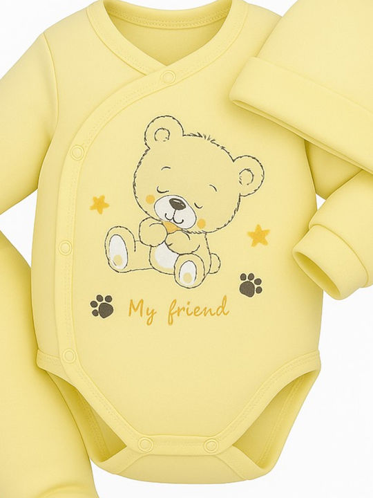 Beboulino Set Yellow Bodysuits