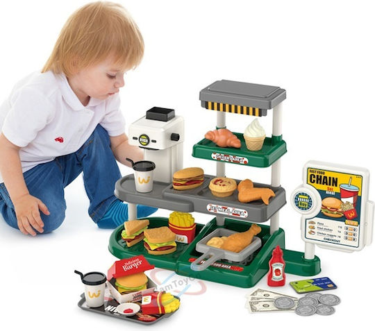 Kids Shop for 3+ Years 71pcs SM560389 Fast Food Green