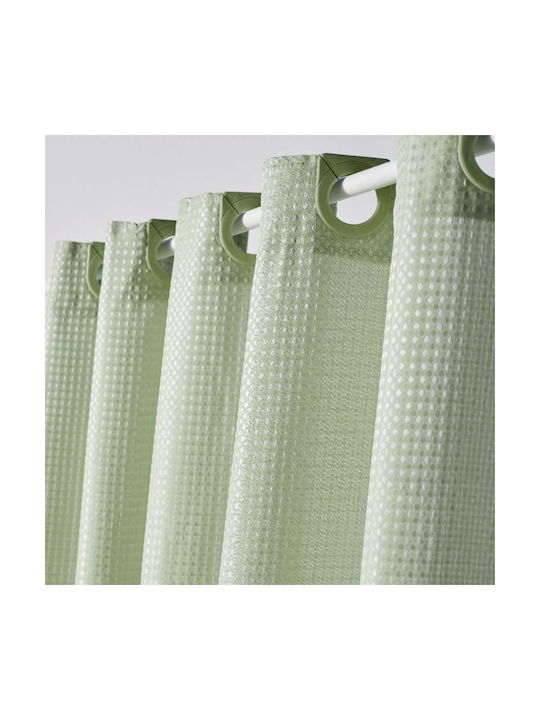 Today Κουρτίνα Μπάνιου Υφασμάτινη 180x200cm Green
