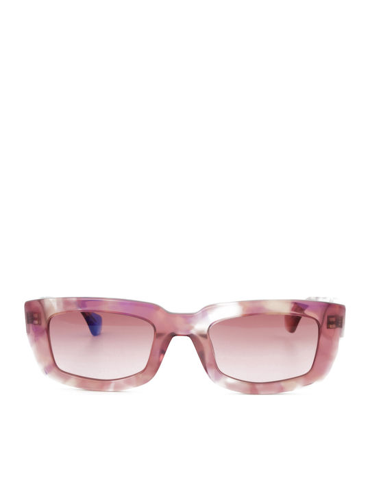 Urban Owl Women's Sunglasses with Pink Plastic Frame and Pink Lens LAVINE-C3