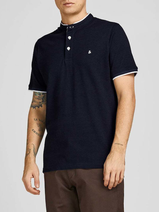 Short Sleeve Blouse Dark Navy