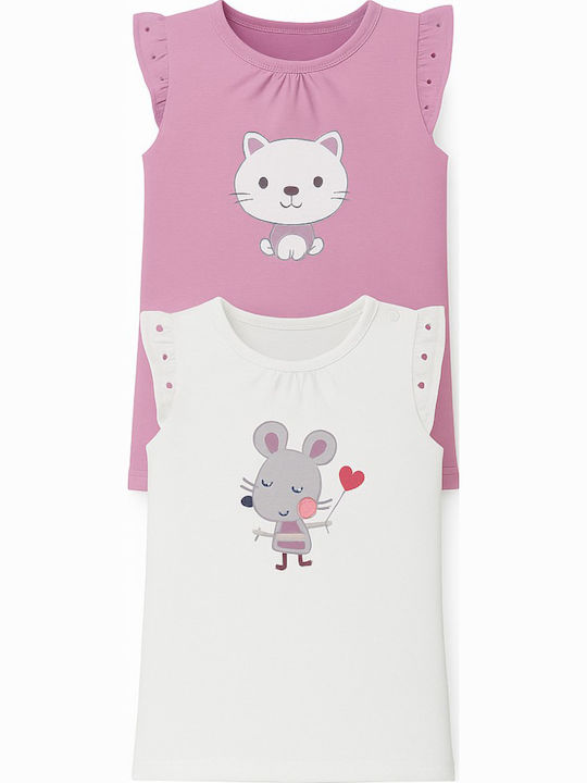 Set of Kids' Shirts Multicolour
