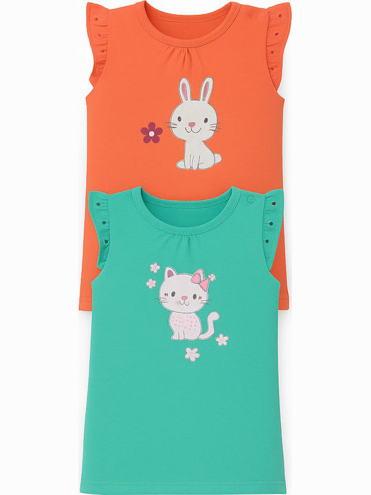 Set of Kids' Shirts Multicolour