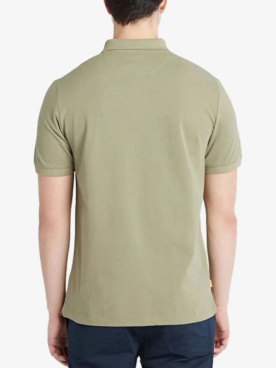 Polo Short Sleeve Khaki Blouse