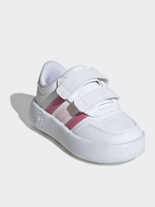 Breaknet 3.0 Cf Kinder Sneakers mit Klettverschluss Weiß