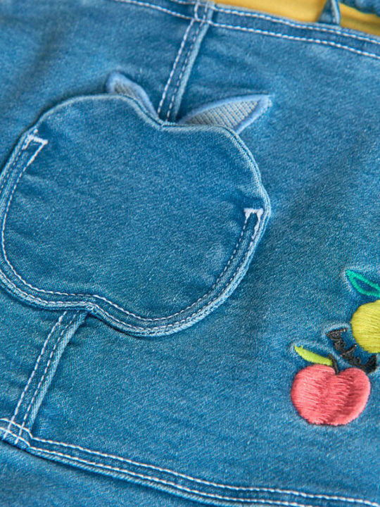 Salopetă Denim Multicolor Fete