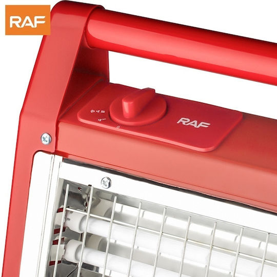 Raf Căldură radiantă Cuarț cu termostat și ventilator 2400W