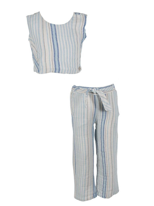 Kids' Set with Pants Summer 2pcs White