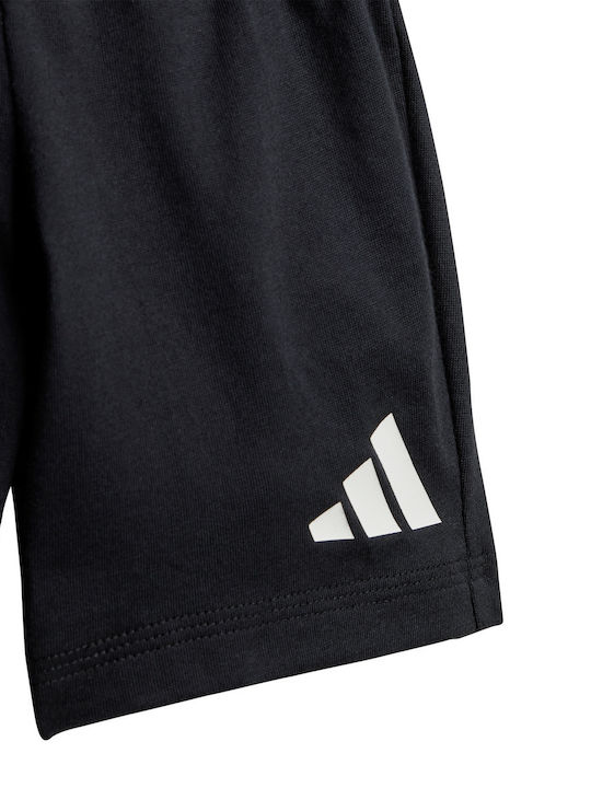 Kinder-Set mit Shorts Sommer 2Stück White, Black Essentials