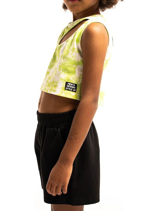 Set pentru copii cu șorturi Vară 2buc Lime - Black