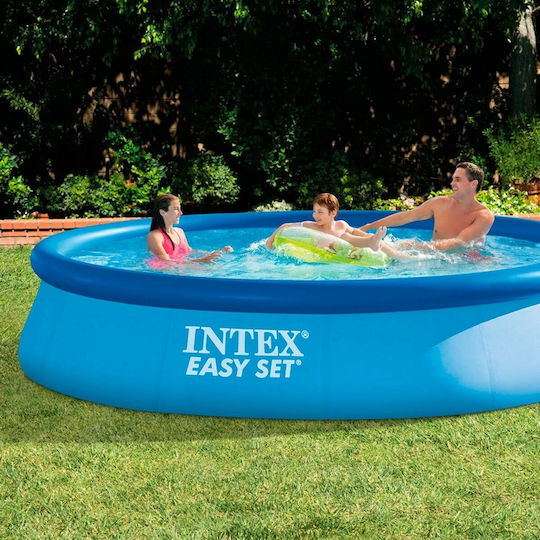Intex Easy Set Runde Schwimmbecken 7290l Aufblasbar Hellblaue