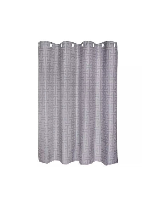 Greenwich Polo Club 3120 Shower Curtain Fabric 200x180cm Grey