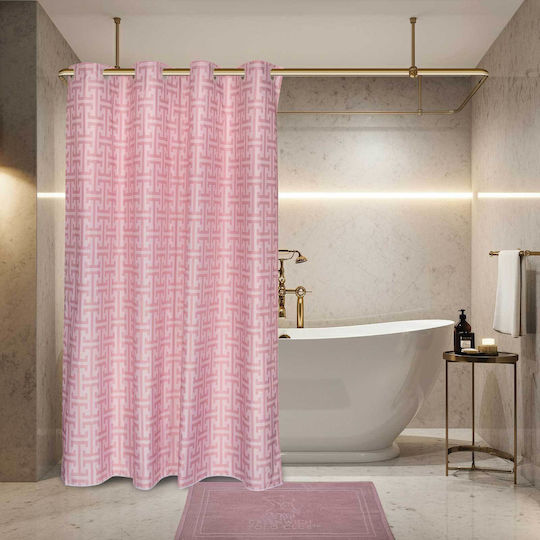 Greenwich Polo Club Shower Curtain Fabric 240x180cm Nude
