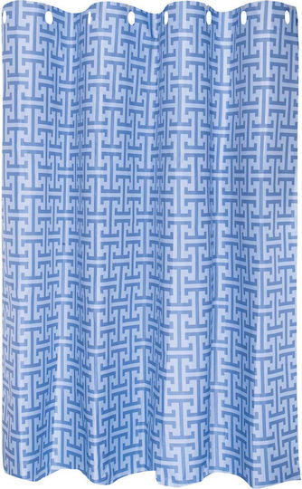 Greenwich Polo Club 3119 Shower Curtain Fabric 240x180cm Dusty Blue