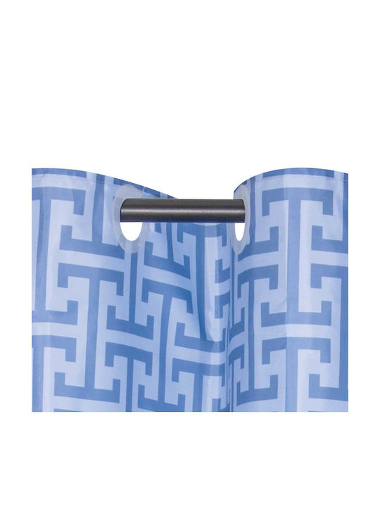Greenwich Polo Club 3119 Shower Curtain Fabric 240x180cm Dusty Blue