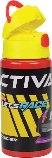 Hot Wheels Детска Бутилка За Вода Термос Hot Wheels Алуминий със Сламка 500ml