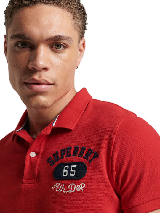 Superstate Polo Kurzarmbluse Rot