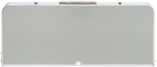 Hachette Masă De Picnic - Bancă Pliabilă Din Aluminiu În Cazul În Care Argintie