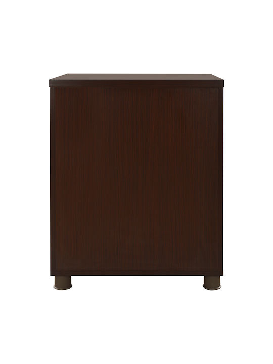 Ντουλάπι Γραφείου Ξύλινο Vance με Κλειδαριά Wenge 60x46x75cm